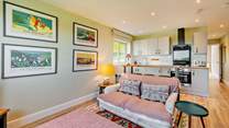 Another view of the second open plan living-area. 