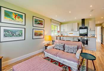 Another view of the second open plan living-area. 