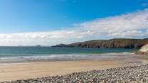 The beauty of Newgale beach takes your breath away. 