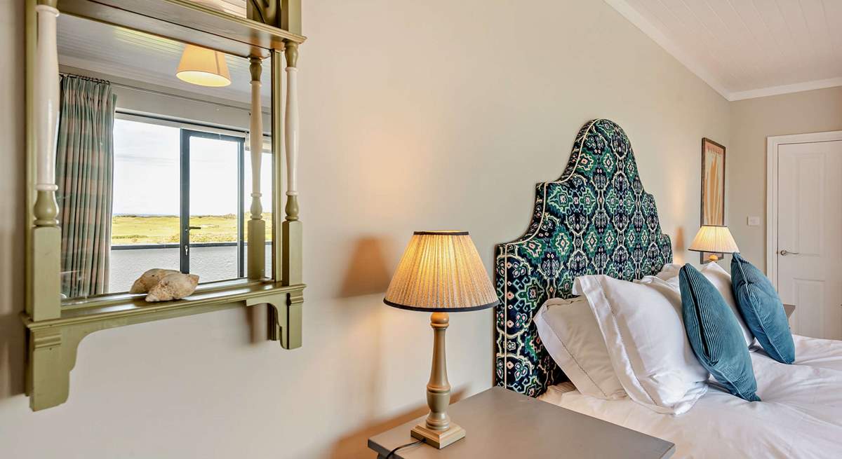 Spellbinding views from the main bedroom. 