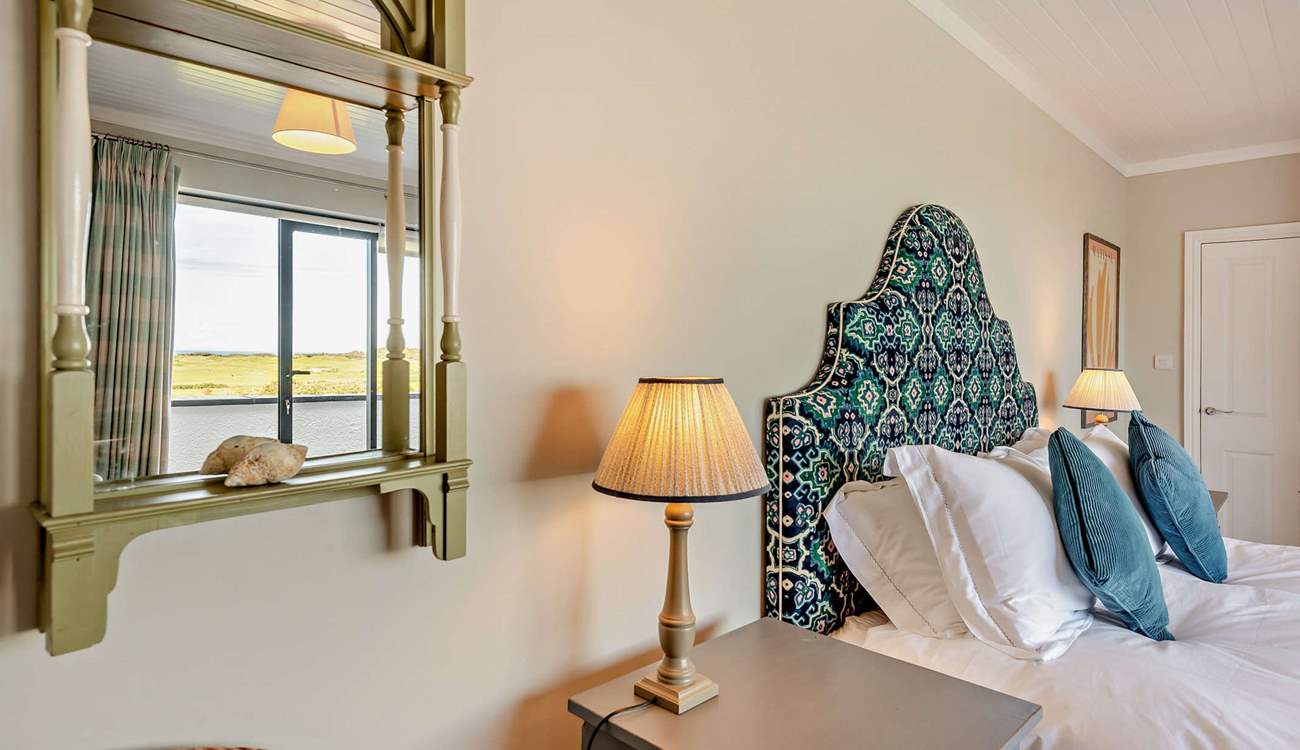 Spellbinding views from the main bedroom. 