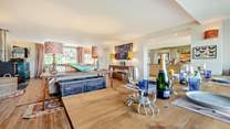 The spacious open plan design makes Landsker House perfect for get togethers throughout the year. 