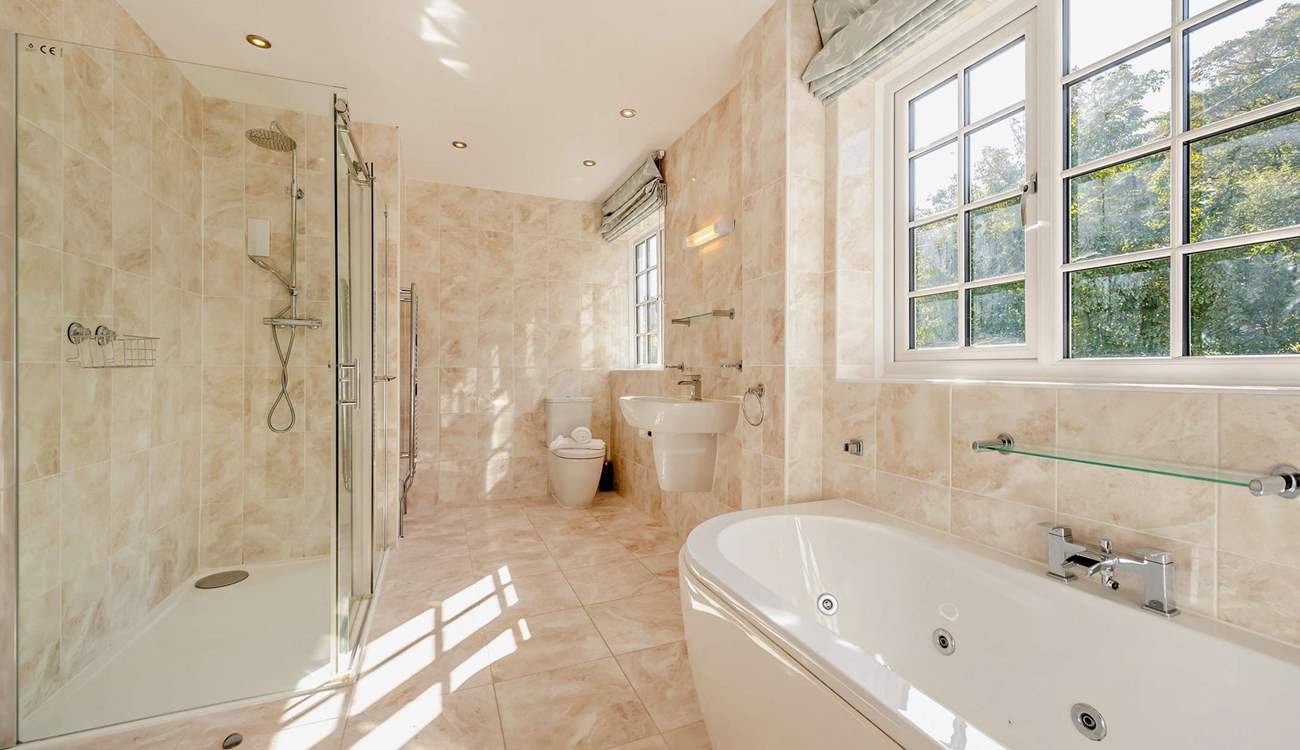 One of the many stunning bathrooms. 
