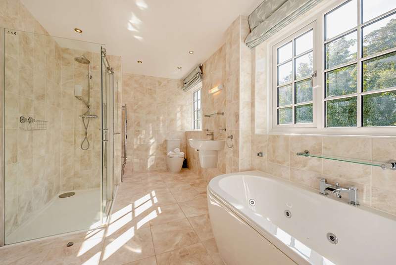 One of the many stunning bathrooms. 