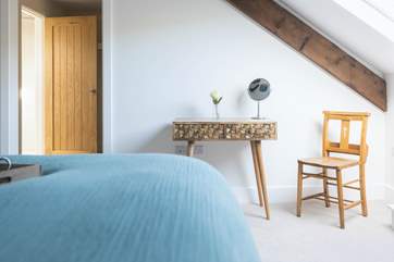 The Velux window lets light flood in.