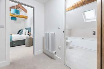 Bedroom 4 has a lovely dressing area and fabulous en suite bathroom.