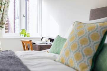 Bedroom 2 is on the ground floor and has a king-size bed.