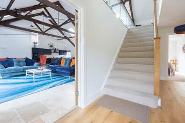 Light and spacious throughout.