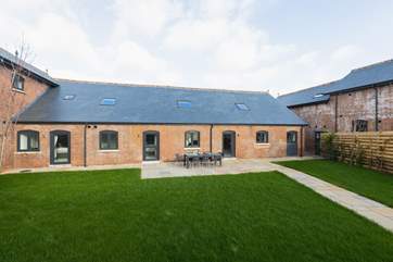 Sit in the sheltered garden at The Shippon from dawn til dusk.