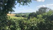 The view from the garden looks is idyllic, looking out over open countryside and Bodmin Moor in the distance.