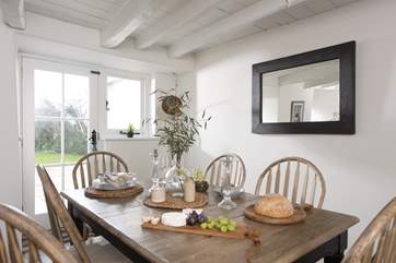From the dining area you can step out onto the terrace