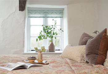 Enjoy the views over the garden and surrounding area.