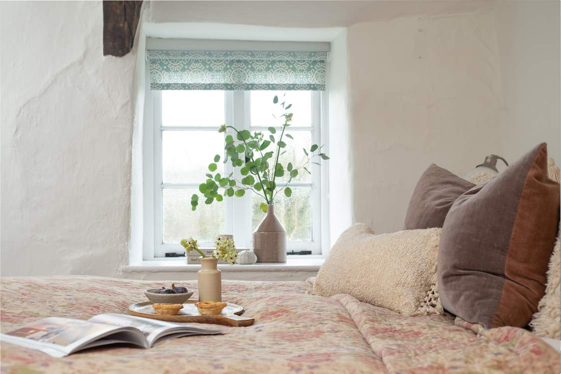 Enjoy the views over the garden and surrounding area.