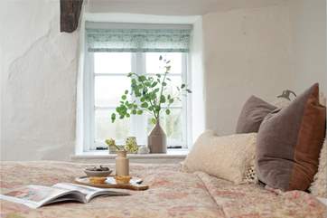 Enjoy the views over the garden and surrounding countryside