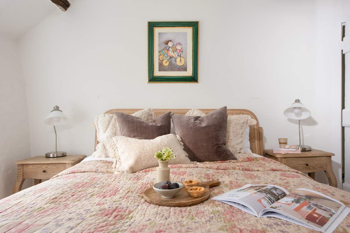 A king-size bed awaits you in Bedroom 1.