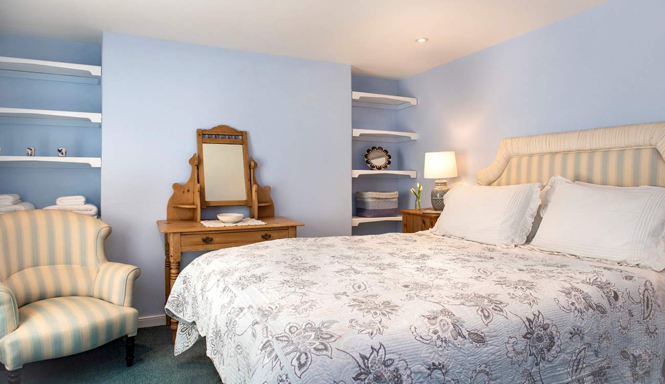 Bedroom two is quite charming.