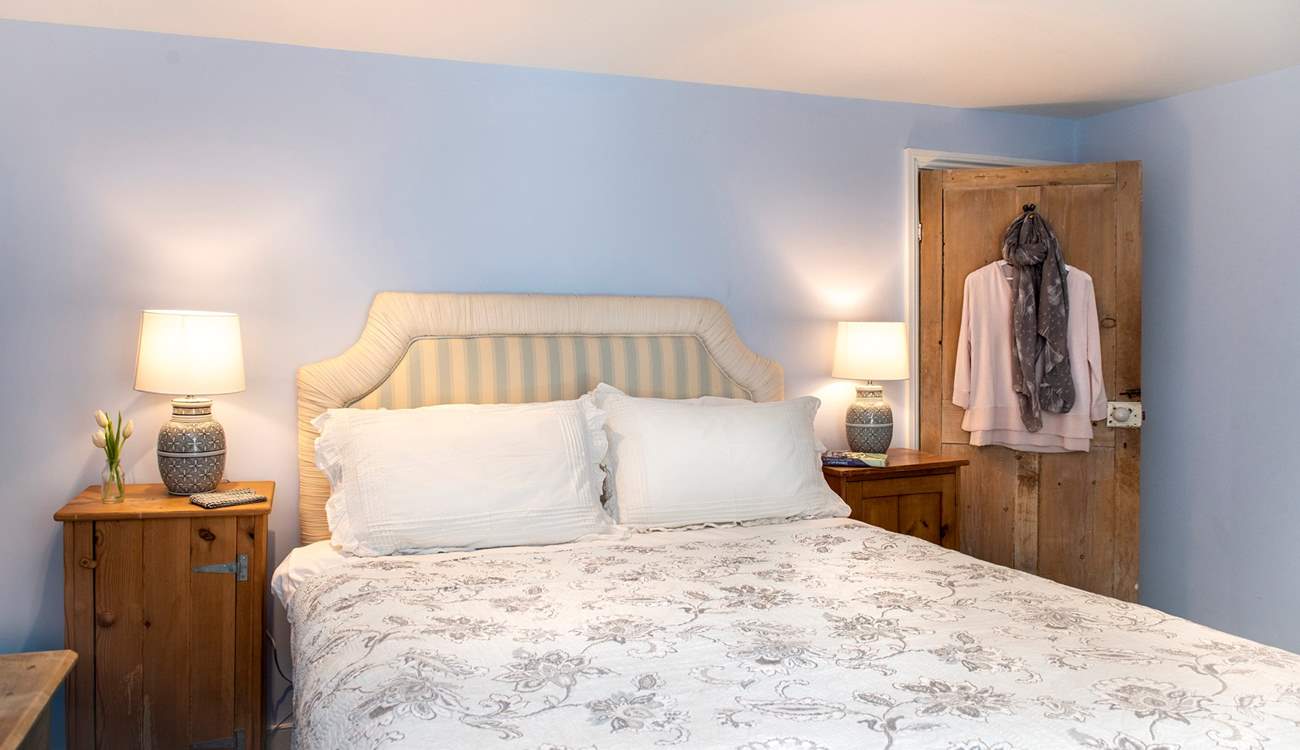 Pretty bedroom two also has a king-size bed.