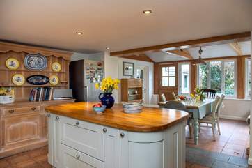 The kitchen is the heart of the home and the place for all to gather.