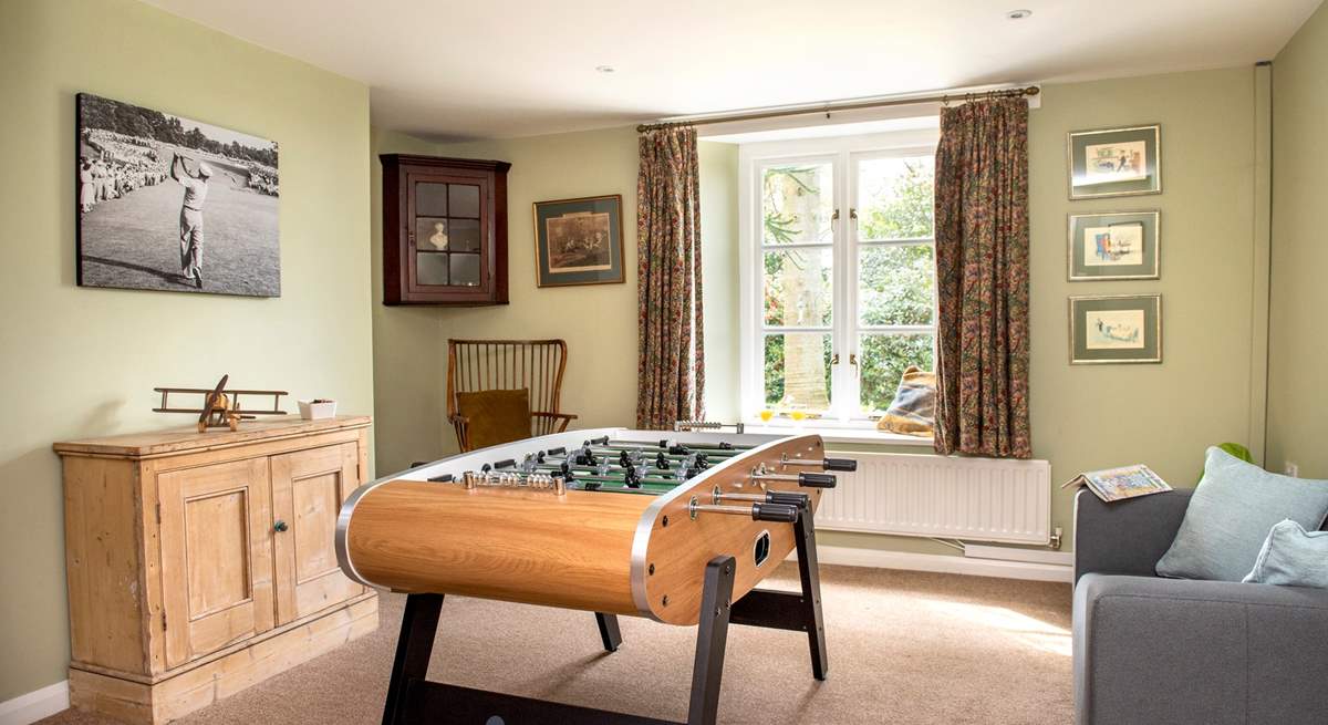 The games room/ snug will delight young and old alike