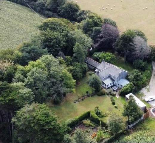 Southleigh House nestled in the glorious Cornish countryside.