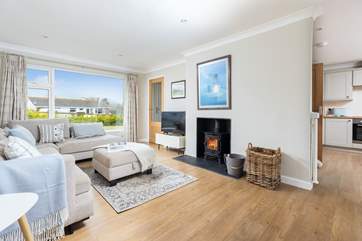 Beautifully furnished with comfort and relaxation in mind, the living area is open plan.