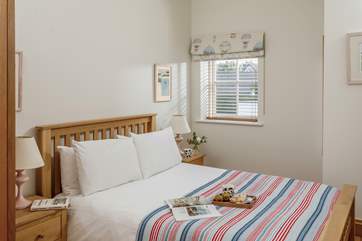 The double bedroom is on the first floor.