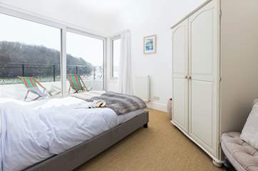 Bedroom 1 on the first floor has a magical balcony where you can sit and absorb your beautiful surroundings.