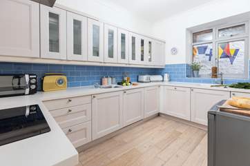 The super kitchen has all you need for holiday entertaining including the all-important dishwasher.