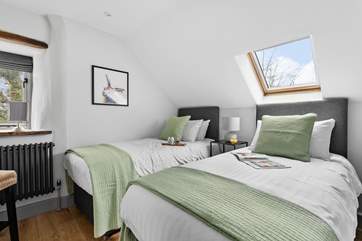 On the first floor, bedroom two can be made as a twin or a super-king double giving you the flexibility to choose.