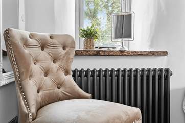 A quiet corner for a holiday read.