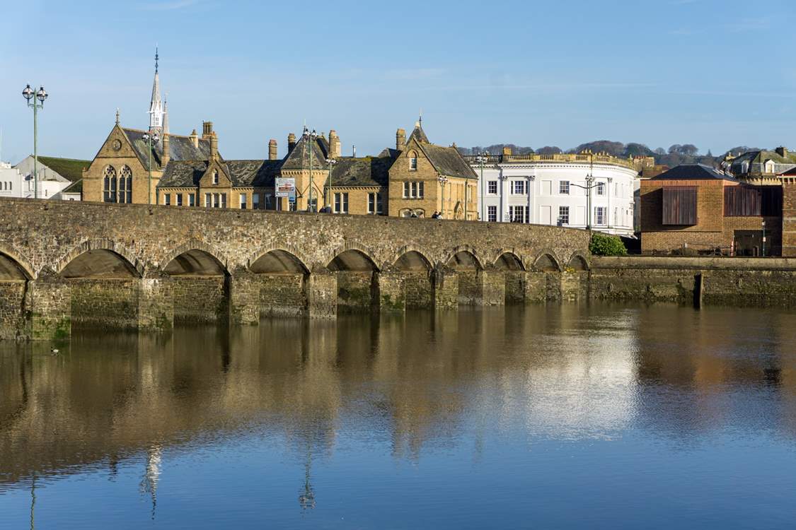 The pretty market town of Bideford.