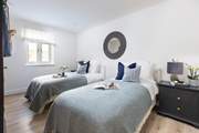 This is fabulous bedroom 2 with twin-beds.