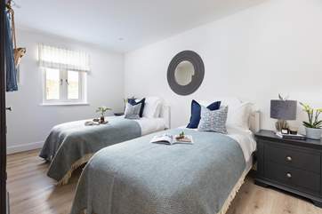 This fabulous bedroom can be set up as a twin or super-king (Bedroom 2).