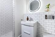 Enjoy a long soak in the shower in the en suite shower-room for the main bedroom.