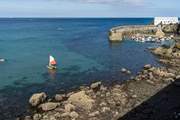 Coverack is a charming village with a pretty harbour.