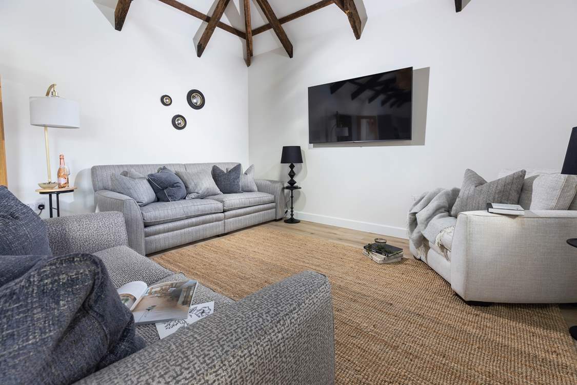 Snuggle up on the comfy sofas with a good book.