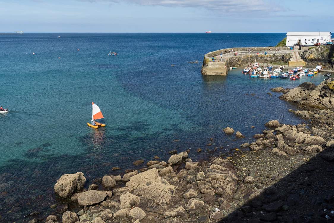 Coverack is a charming village with a pretty harbour.
