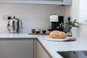 The Nespresso coffee machine will ensure you will enjoy your morning brew.