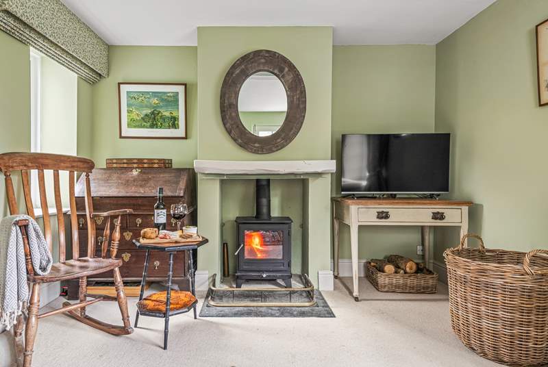 Sit by the wood-burner in the main sitting-room and enjoy a holiday treat.