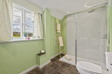 Even the shower-room has a gorgeous view!