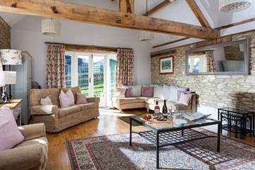 The gorgeous living space.