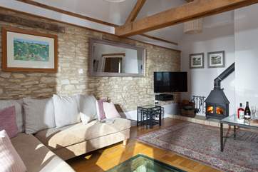 Light the wood-burner for cosy evenings in.