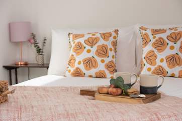 Breakfast in bed? Well you are on holiday.