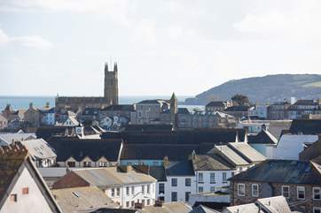 The eclectic shops and eateries of Penzance are just a short stroll away.