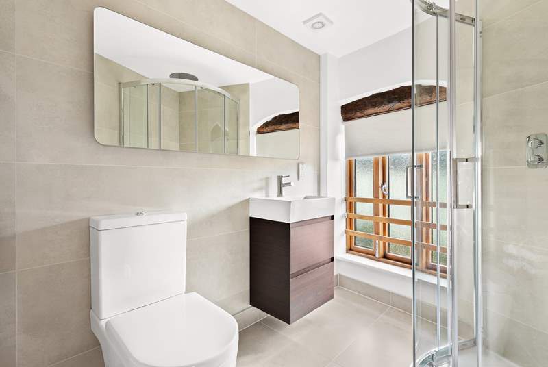 The gorgeous en suite shower-room to bedroom 2.
