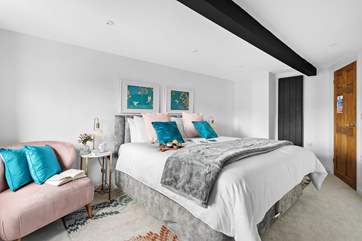 Elegant bedroom 2 can either be made up as a super-king size bed, or twins depending on your requirements. There is also a TV in this room.