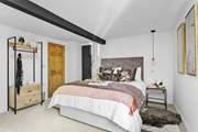 Bedroom 1 is beautiful, with a king-size bed and luxury linens.