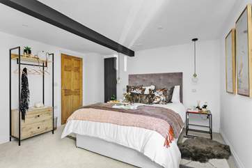 Bedroom 1 is beautiful, with a king-size bed and luxury linens.