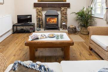 Stylish furnishings throughout this gorgeous cottage.