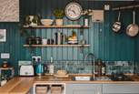 The kitchen is perfectly equipped with everything you'll need. 